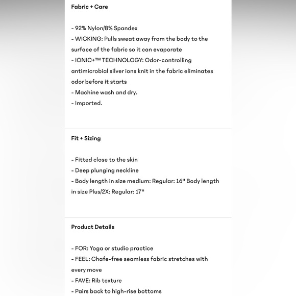 NWT Athleta AURORA SEAMLESS CROP RIB TANK SIZE M Baja Green - Picture 9 of 10